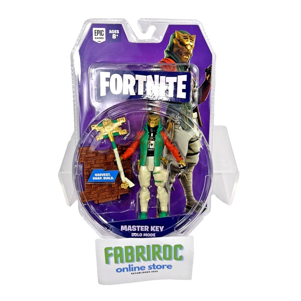 NEW! Fortnite Master Key 4" Solo Mode Action Figure | Jazwares | Epic Games!!!